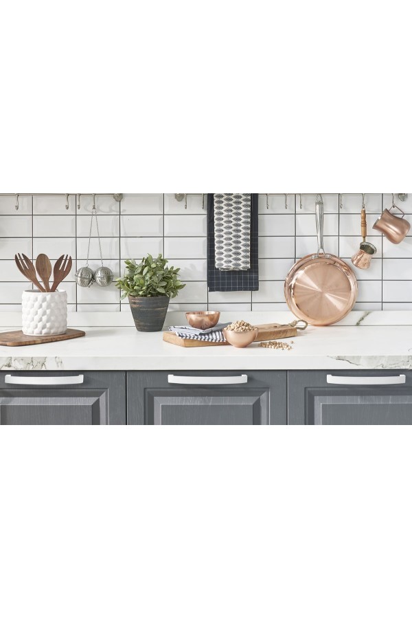 Ручка мебельная скоба 192мм белая RS191W.4/192 Boyard