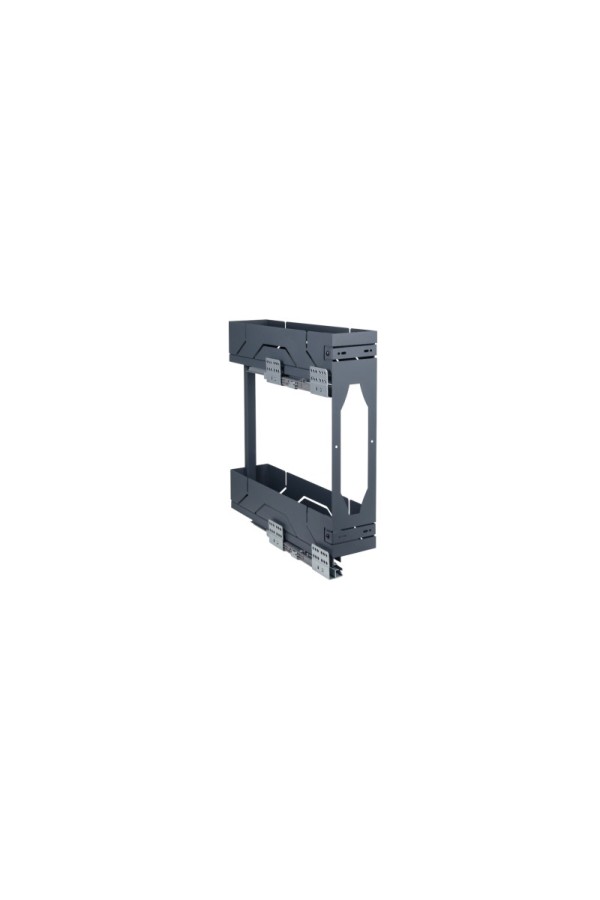 бутылочница 150мм X.FIT, доводчик, 2 яруса, левый, графит, Боярд/KR43/1/3/150/L/GRPH