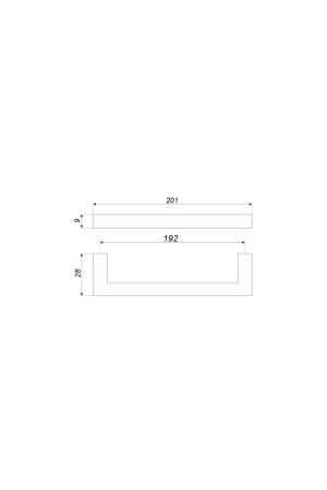 Ручка мебельная скоба 192мм белый RS043W.4/192 Boyard
