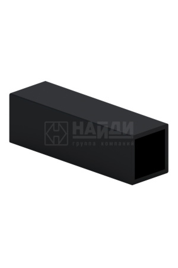 ЛОФТ профиль базовый 18*18*3000мм, черный муар