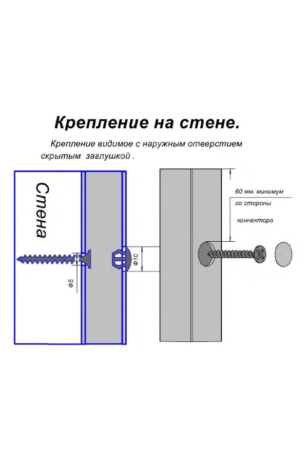 ЛОФТ заглушка круглая, пластик, белый