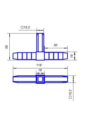 ЛОФТ коннектор №3 (2D), черный