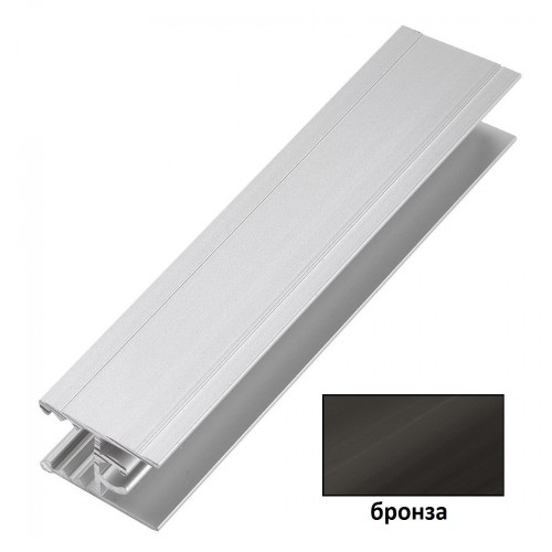 Рамка верхняя бронза 6м для шкафов купе