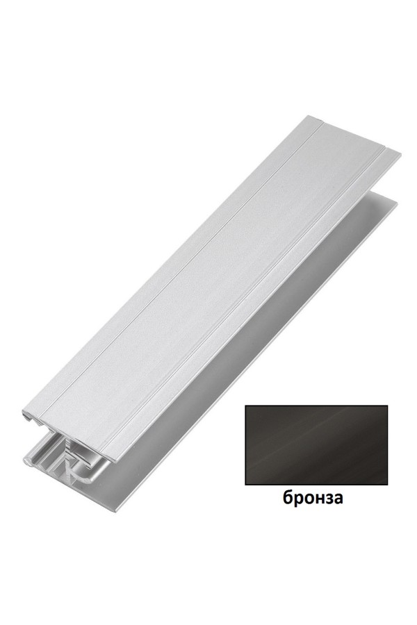 Рамка верхняя бронза 6м для шкафов купе