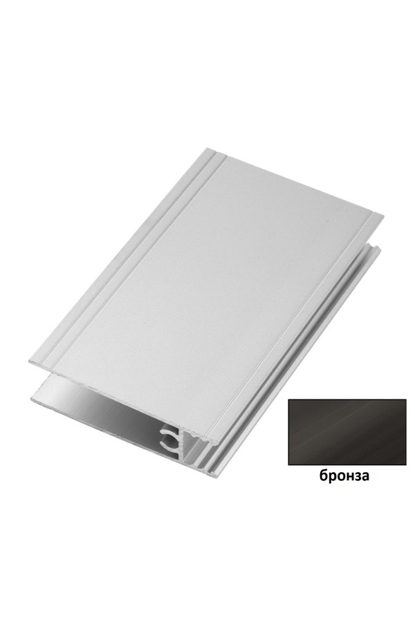 Рамка нижняя бронза 6м для шкафов купе