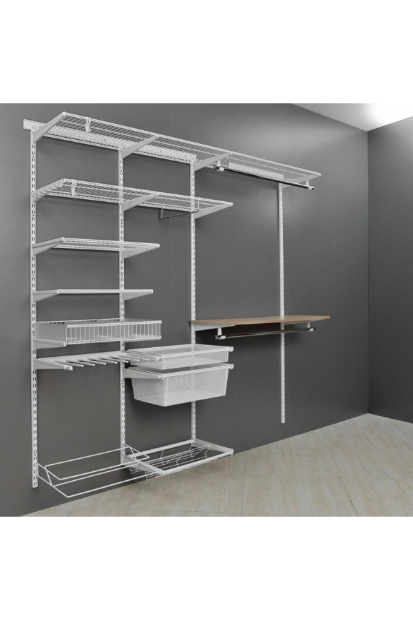 Гардероб LR/заглушки кронштейна LIGROOM, серия 400, Белый, CI/ LR0019.VR040.WH000.CI