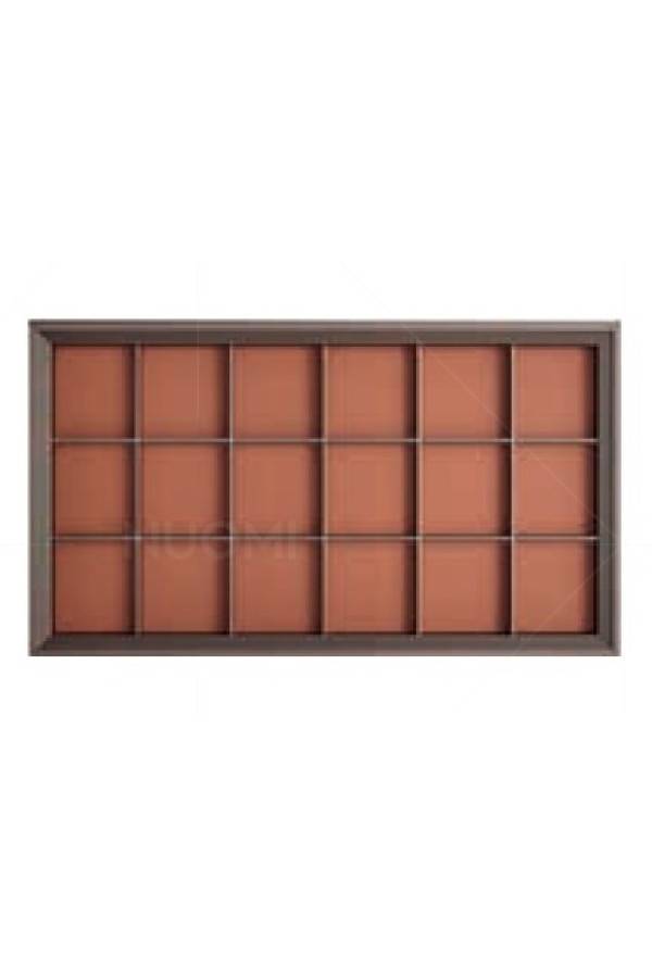 Nuomi/выдвижная полка для аксессуаров кожаная Ralphie 564*469*65mm, серый / 6110660