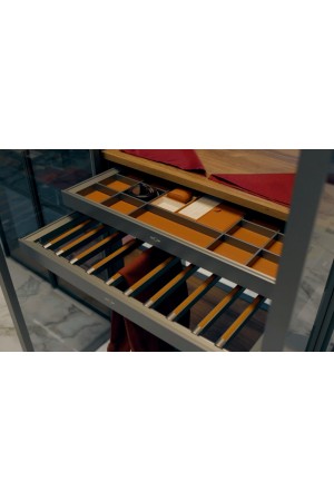 Nuomi/выдвижная брючница Ralphie 864*469*65mm, серый / 6110490