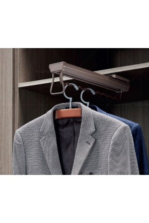 Nuomi/выдвижная штанга для одежды 92*460*126mm Ralphie, серый / 6111300