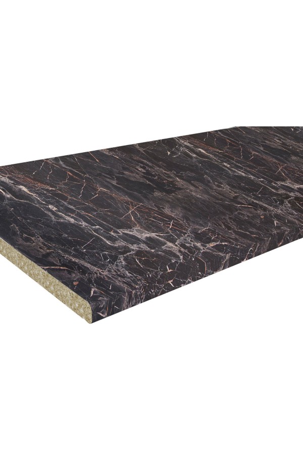 кромка с клеем СОЮЗ 45*3050*906Г мрамор марквина черный