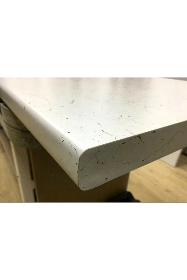 столешница СОЮЗ 600*3050*26*1R*3028М мрамор марквина белый