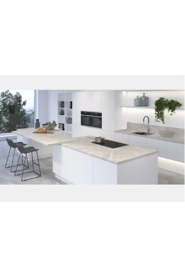 столешница СОЮЗ 1200*4200*38*1R 056М мрамор лацио белый