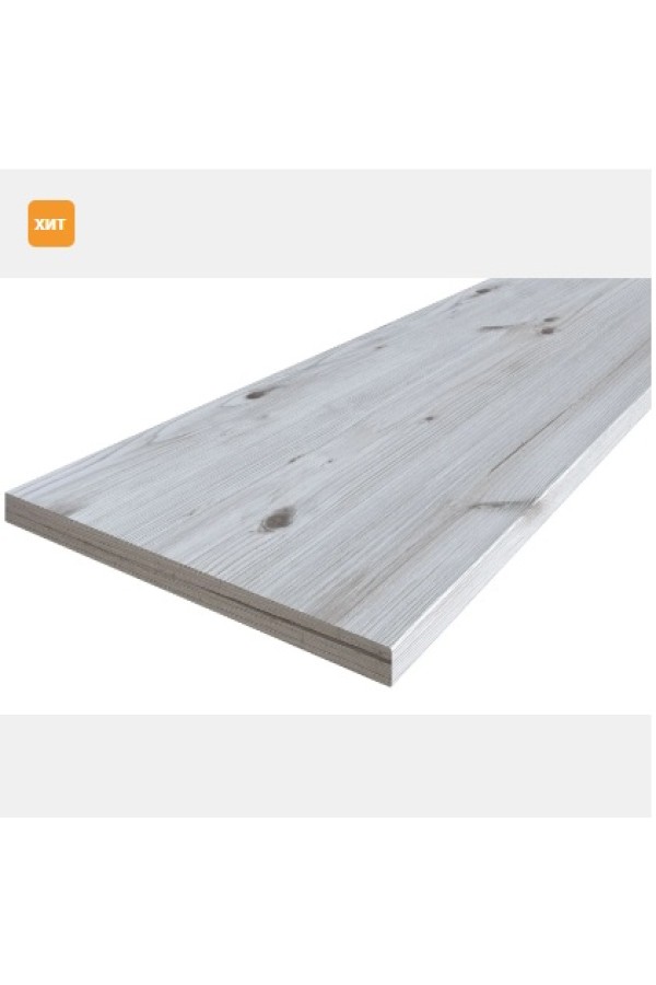 столешница СОЮЗ 1200*3050*38*1R*2058М сосна бискайская