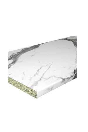столешница СОЮЗ 600*3050*26*1U*3027Г мрамор белый