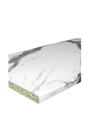 столешница СОЮЗ 800*4200*38*1U*3027Г мрамор белый