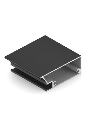 Аристо/Intuit вертикальный профиль для фасадов Intuit, L=4,100 мм, черный матовый/AA0760