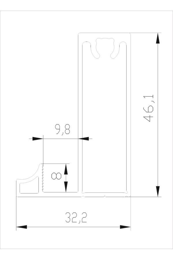 Аристо Slim Line/золото крацованное рамка широкая (5,4м) / AV0589.VP540.GLBAN.CJ
