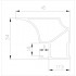 Аристо/золото матовое вертик профиль FLAT (5,4м) AS0533.VP540.GLMAN.CJ