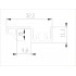 Аристо Slim Line/золото крацованное рамка узкая (5,4м) / AV0588.VP540.GLBAN.CJ