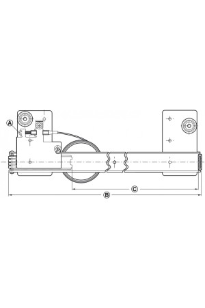 Slido Eclipse 16 IF/VF фурнитура для поворотно-выдвижных дверей 350мм/408.25.335