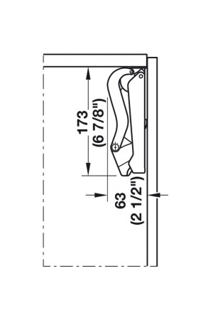 #механизм Free space 1,11 модель E, комплект белый/372.27.753/372.27.713/372.27.703