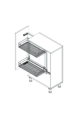 Корзина Crystal для бутылочницы на раме 200мм хром 548.07.201 Hafele