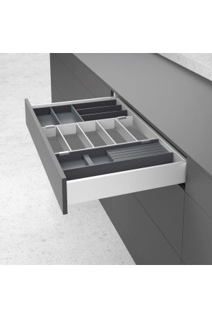 Лоток для столовых приборов OrgaTray 630 для ящиков AvanTech You 500мм белый 9278332 Hettich