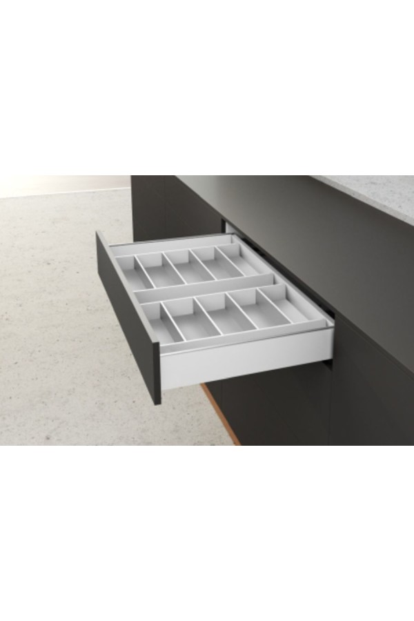Лоток для столовых приборов OrgaTray 630 для ящиков AvanTech You 500мм белый 9278332 Hettich