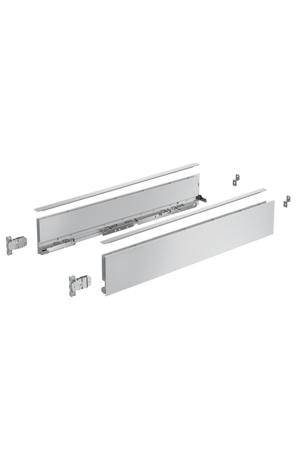 Выдвижной ящик AvanTech You 101*270мм, БЕЗ направляющих серебристый 9255244 Hettich