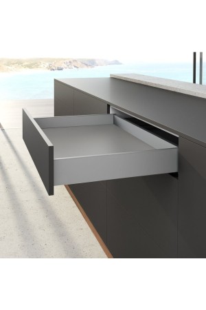 Выдвижной ящик AvanTech You 101*270мм, БЕЗ направляющих серебристый 9255244 Hettich