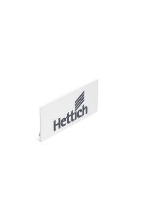 Хеттих/AvanTech You* заглушка на боковину с логотипом Hettich, белый (200)/ 9257704