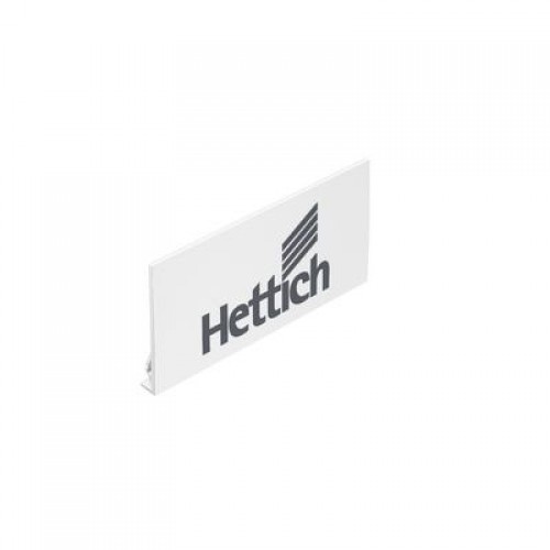 Хеттих/AvanTech You* заглушка на боковину с логотипом Hettich, белый (200)/ 9257704