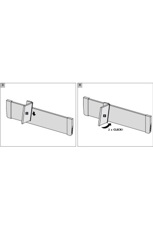 Внутренняя организация OrgaStore 820, 1000мм для ящиков InnoTech Atira белая 9194855 Hettich