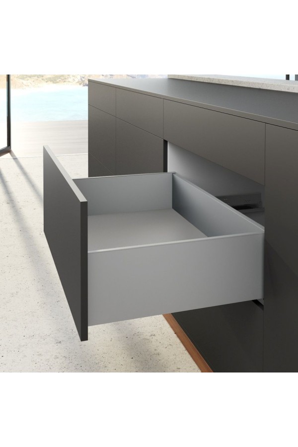 Выдвижной ящик AvanTech You 187*450мм, БЕЗ направляющих серебристый 9255266 Hettich