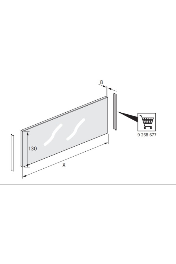 Адаптер для боковины ящика AvanTech You Inlay/9268677 Hettich