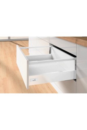 Выдвижной ящик InnoTech Atira с релингом 144*350мм для механизма Push to Open Silent белый 9254889 Hettich