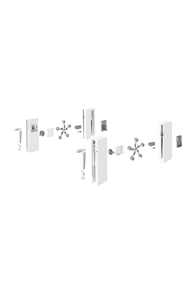 Комплект адаптеров DesignSide 176мм для ящиков InnoTech Atira белый 9196321 Hettich