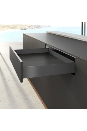 Выдвижной ящик AvanTech You 101*270мм, БЕЗ направляющих антрацит 9255324 Hettich