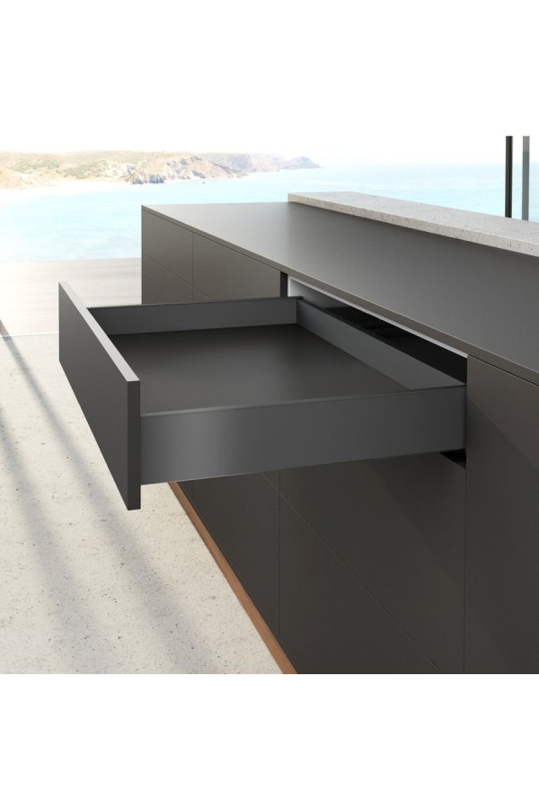 Выдвижной ящик AvanTech You 101*270мм, БЕЗ направляющих антрацит 9255324 Hettich