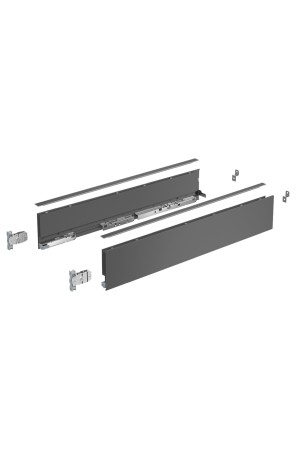 Выдвижной ящик AvanTech You 101*270мм, БЕЗ направляющих антрацит 9255324 Hettich