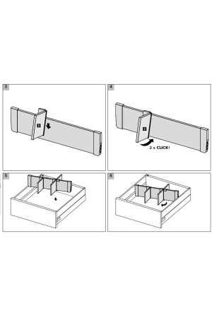 Разделитель внутренней организации OrgaStore для ящика AvanTech You антрацит 9278249 Hettich