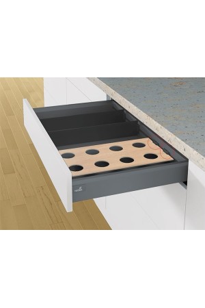 Фиксатор внутренней организации OrgaClip антрацит 9203467 Hettich