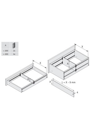 Фиксатор внутренней организации OrgaClip антрацит 9203467 Hettich