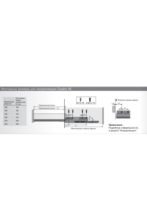 Выдвижной ящик InnoTech Atira с релингом 176*420мм Push-to-Open антрацит 9245443 Hettich