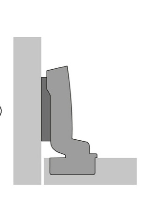 Петля мебельная вкладная Sensys 8675 110 градусов без пружины 9073664 Hettich