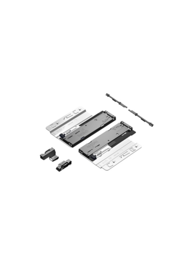 Механизм Push to Open Silent 10 кг для направляющих Quadro 4D V6 с доводчиком 9246312 Hettich