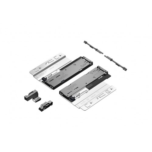 Механизм Push to Open Silent 10 кг для направляющих Quadro 4D V6 с доводчиком 9246312 Hettich