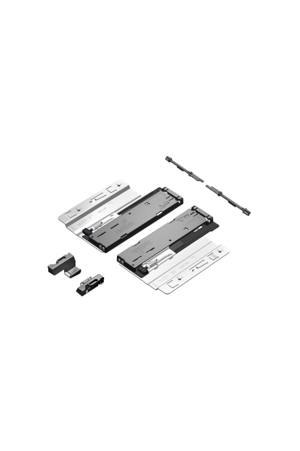 Механизм Push to Open Silent 10 кг для направляющих Quadro 4D V6 с доводчиком 9246312 Hettich