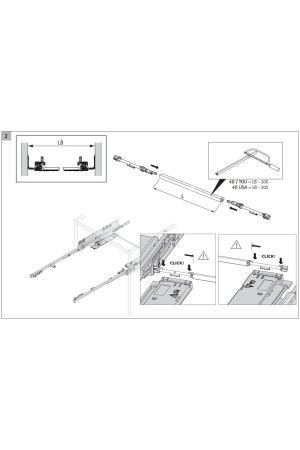 Механизм Push to Open Silent 10 кг для направляющих Quadro 4D V6 с доводчиком 9246312 Hettich
