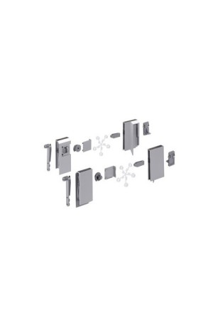 Комплект адаптеров DesignSide 144мм для ящиков InnoTech Atira темно-серый 9196319 Hettich